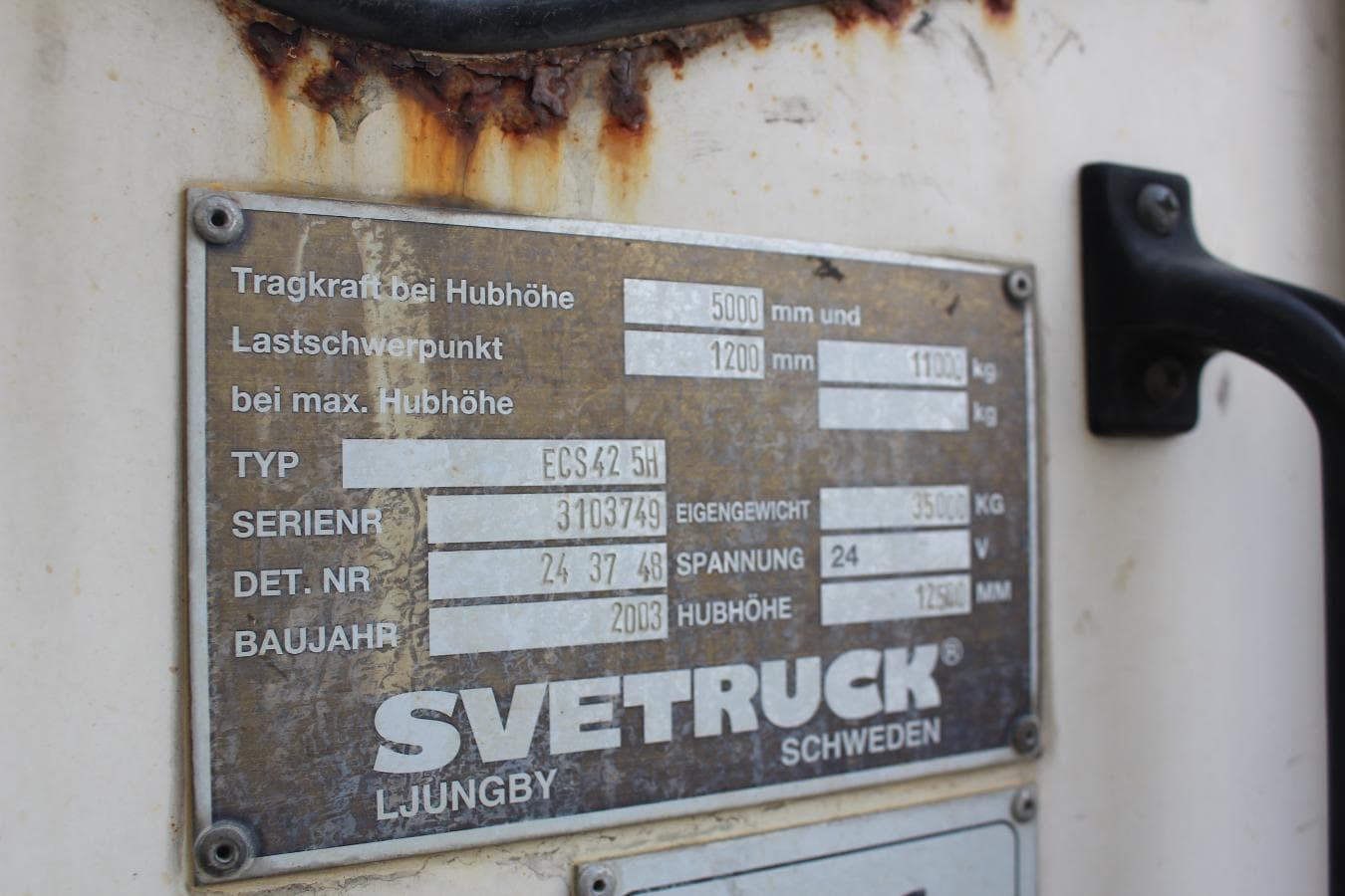 Empilhador Svetruck ECS42 5H — imagen 13