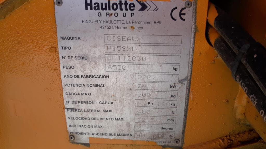 Plataforma elevatória Haulotte H15 — imagen 18
