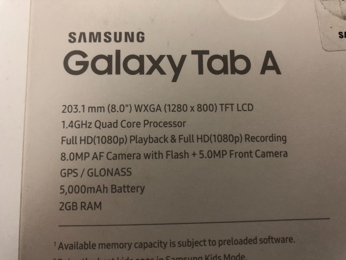 Tablet Samsung Tab A 8P — imagem 10