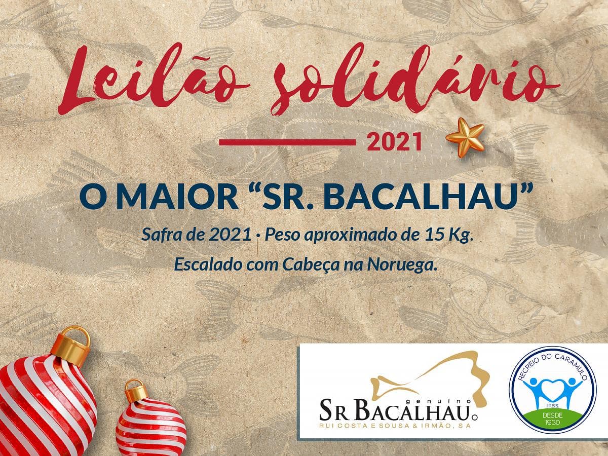 Leilão Solidário · Sr. Bacalhau