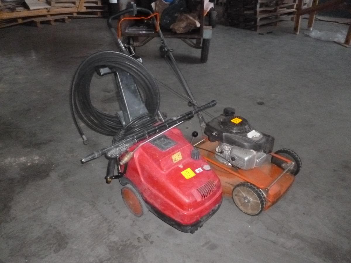Máquina de cortar relva + máquina de lavar à pressão — image 2