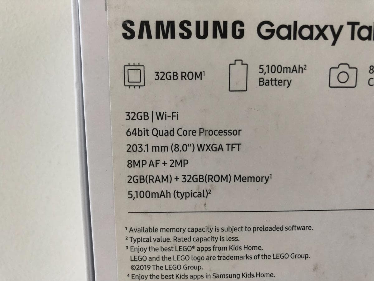 Tablet Samsung Galaxy Tab A 8" — imagem 9