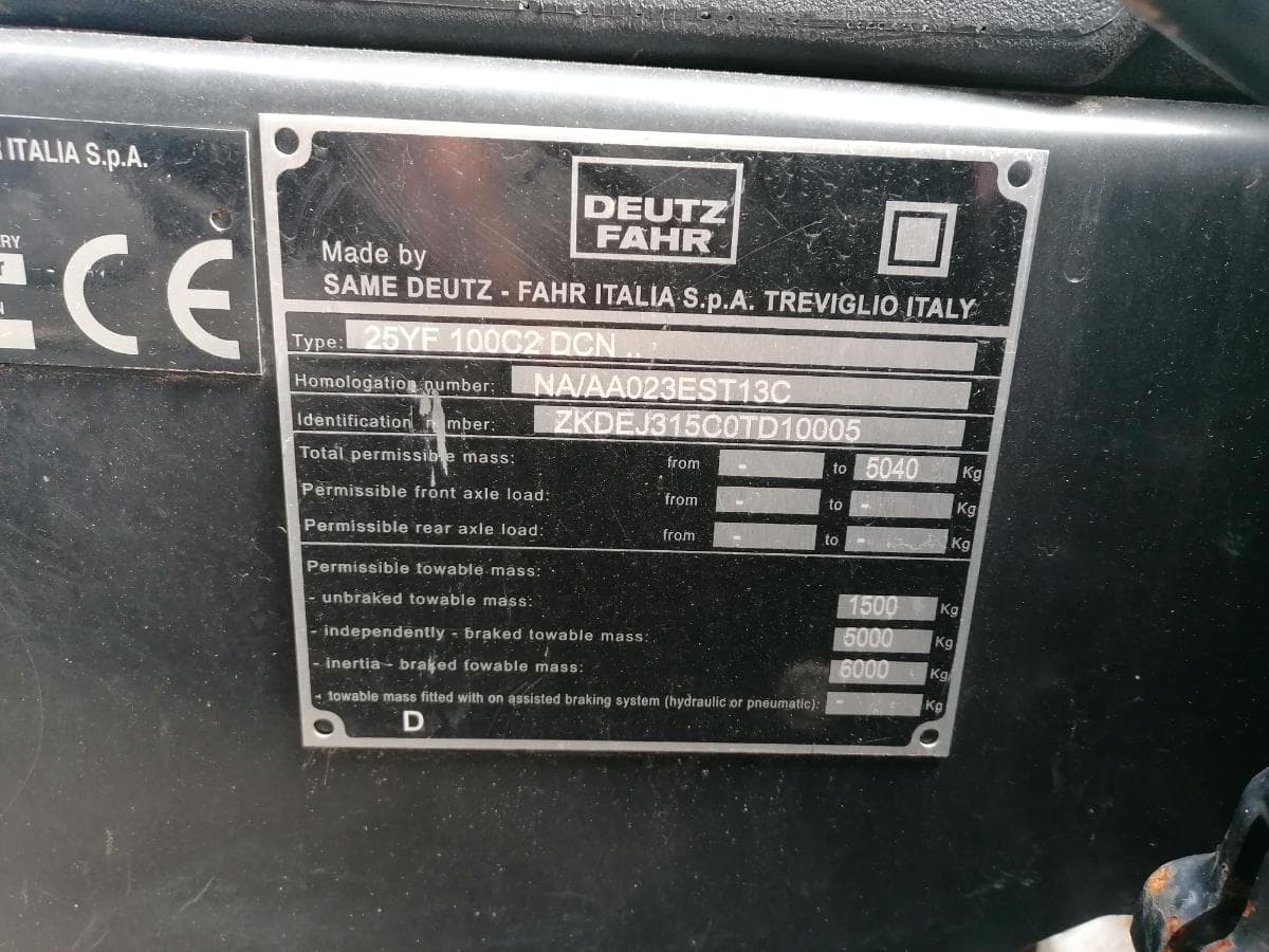 Trator Agrícola Deutz Fahr 5100KF · Ano 2019 — image 15