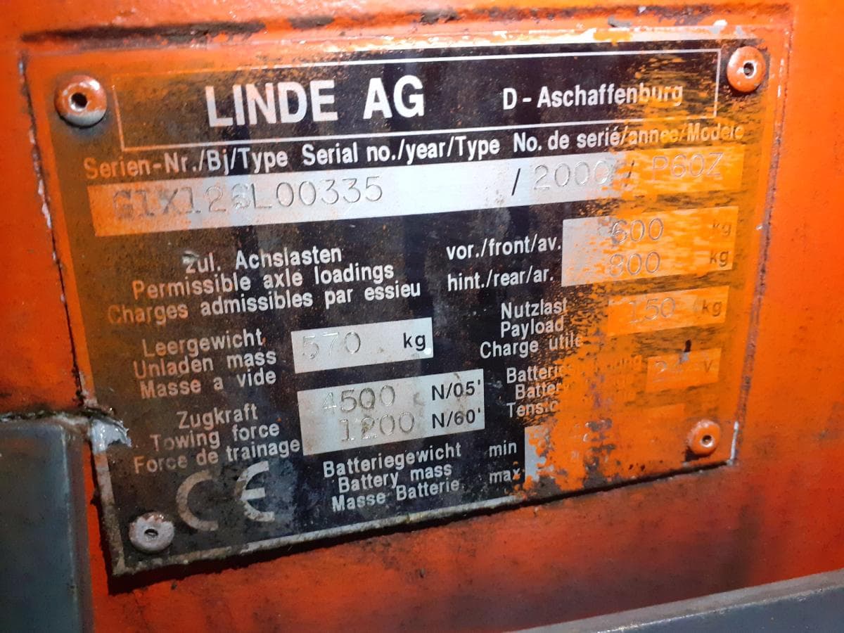 Rebocador Linde P60Z — imagen 10