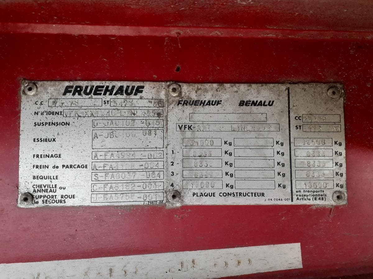 Semirreboque Fruehauf — imagen 11