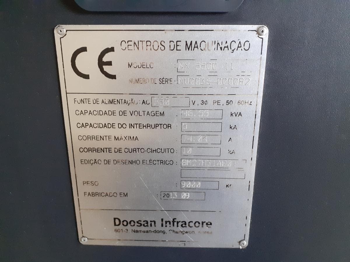 Centro Maquinação Doosan NX 5500 · Ano 2013 — imagem 17