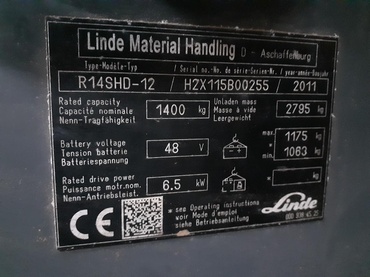 Retrátil Linde R14S · Ano 2011 — image 11
