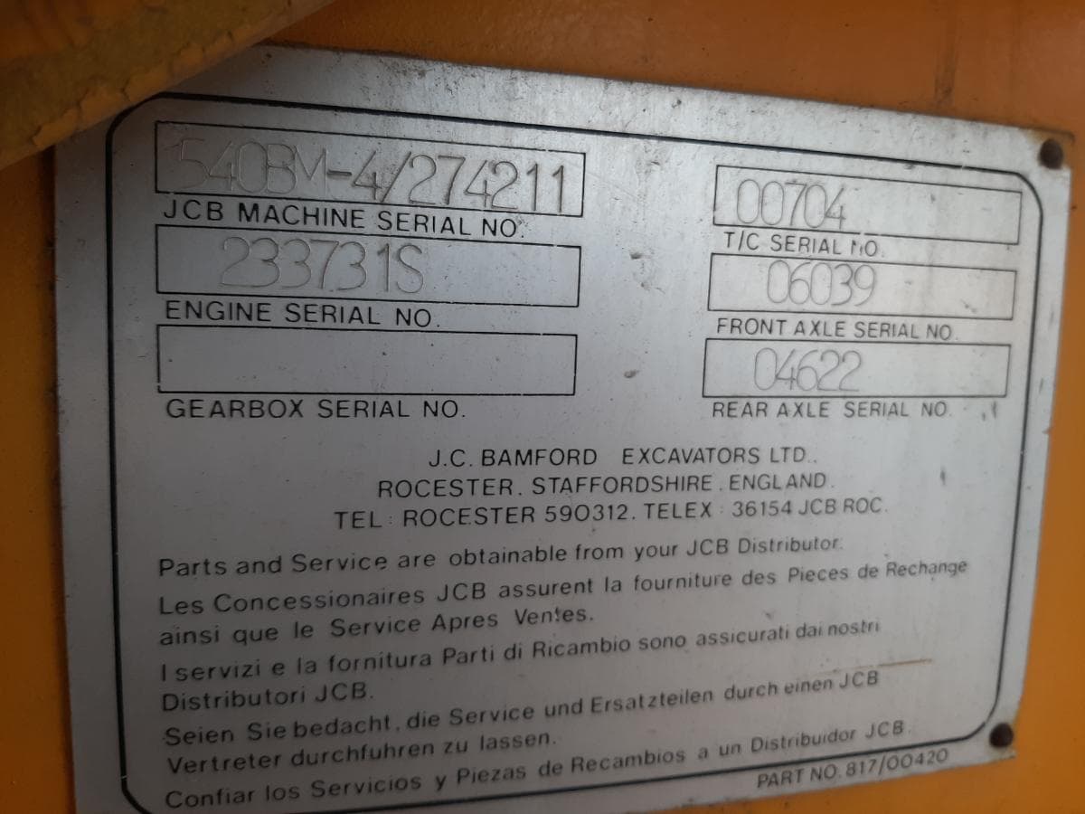 Empilhador Telescópico JCB 540 BM — imagen 10