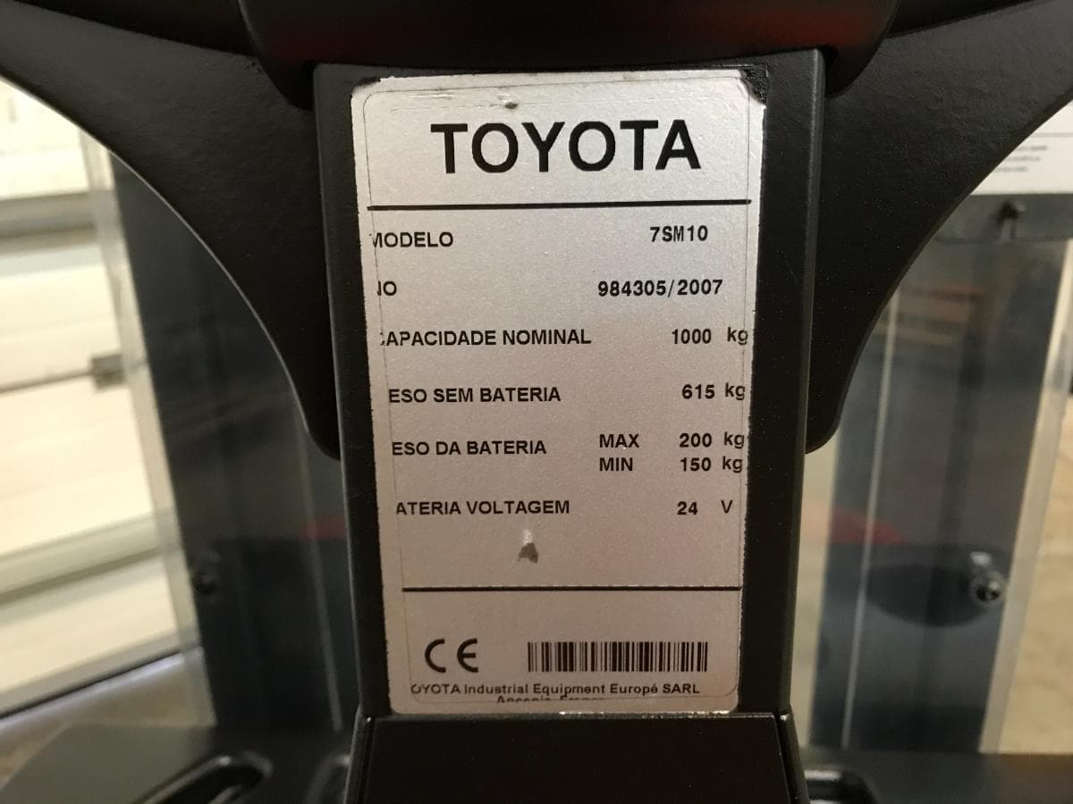 Stacker Toyota 7SM10 · Ano 2007 — imagem 12