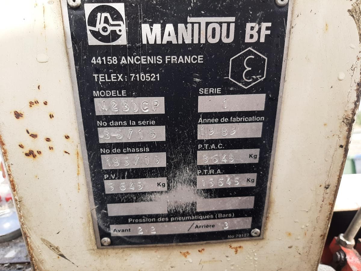 Empilhador Manitou — imagen 11