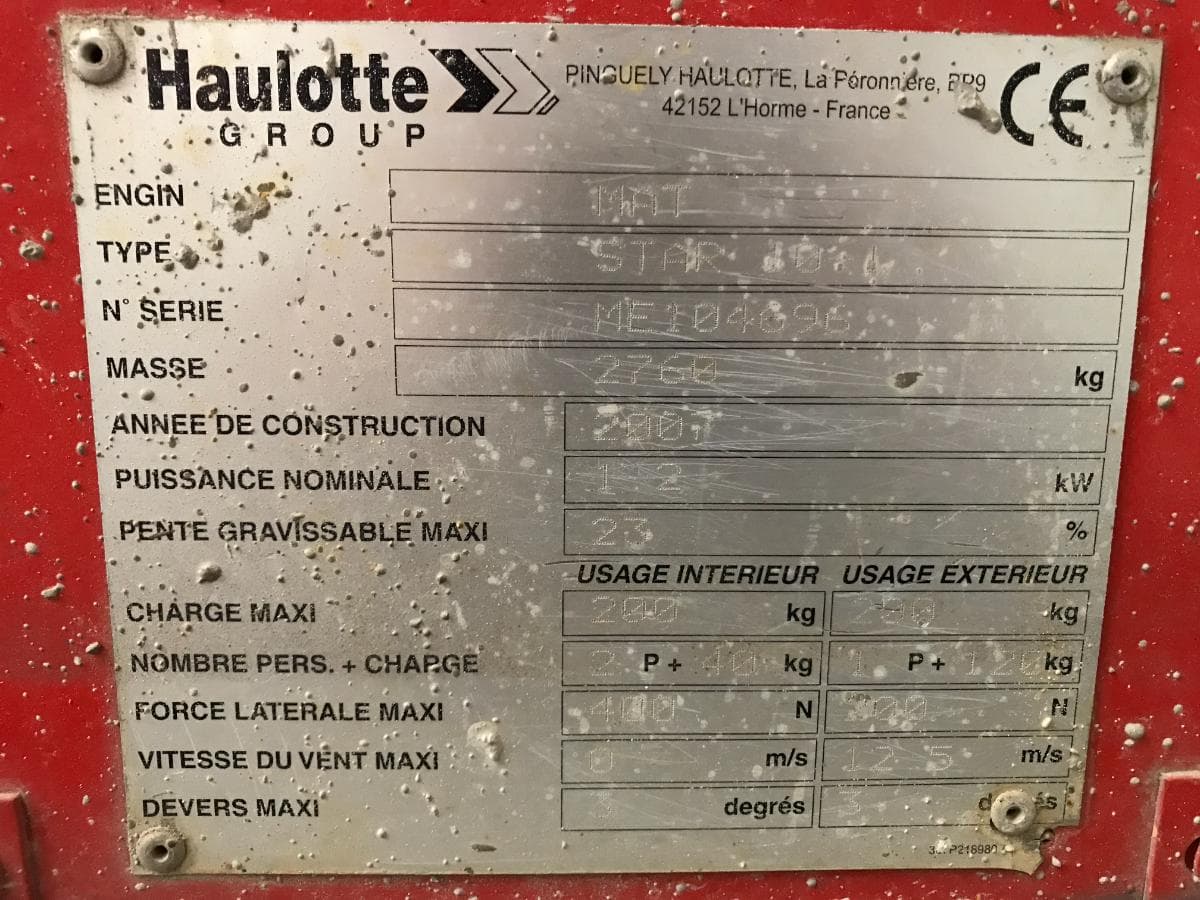 Plataforma Elevatória Haulotte Star 10 — imagem 10