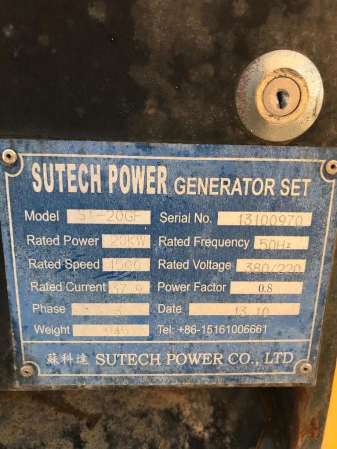Gerador Salient Diesel ST-20GF · — imagem 5