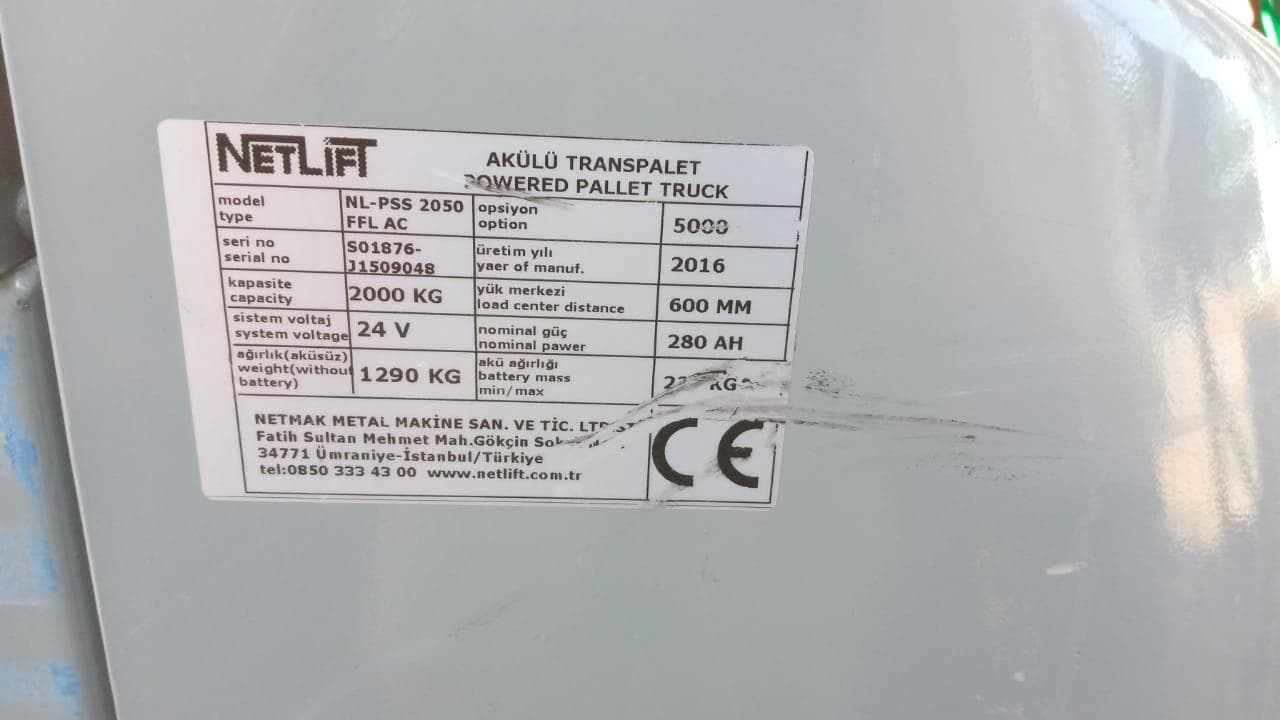 Forklift eléctrico NL-PSS 2050 FLL AC · — image 2
