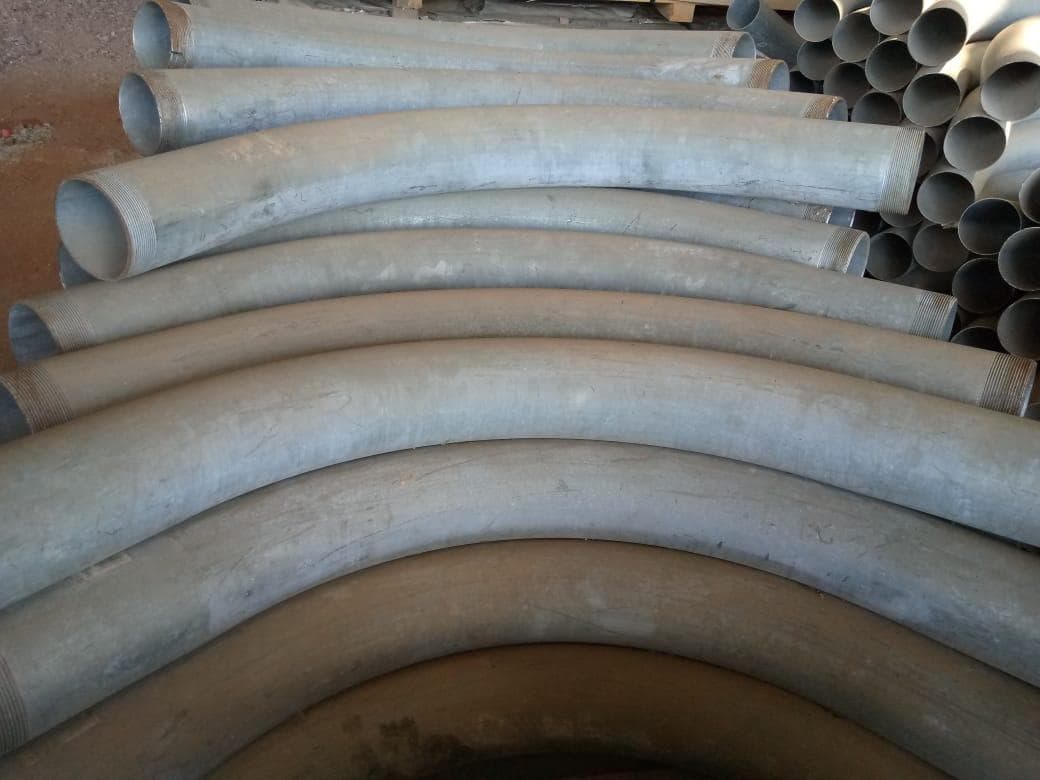 Curvas metálicas de 5" - 90 ·