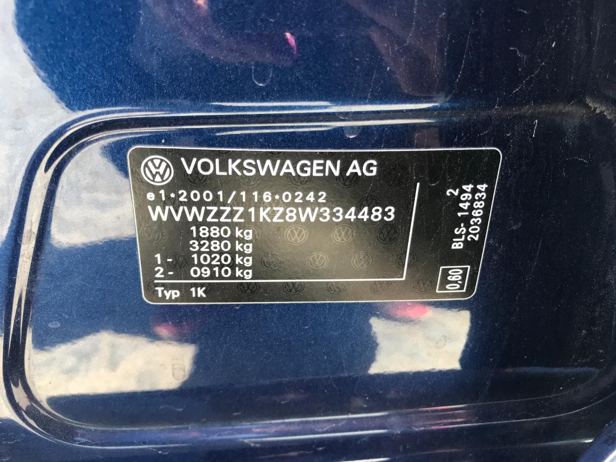 Volkswagen Golf 1.9 TDI · Ano 2008 — imagen 11