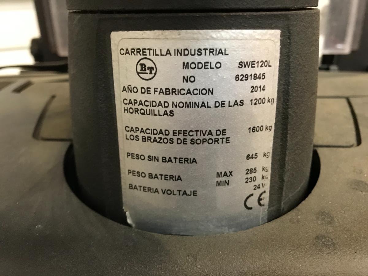 Stacker BT SWE120L · Elétrico — imagem 10