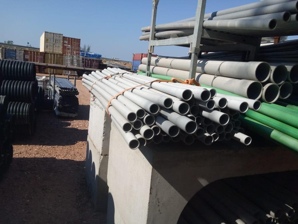 Tubos de 2" rigid conduta  SCH Cantex ·