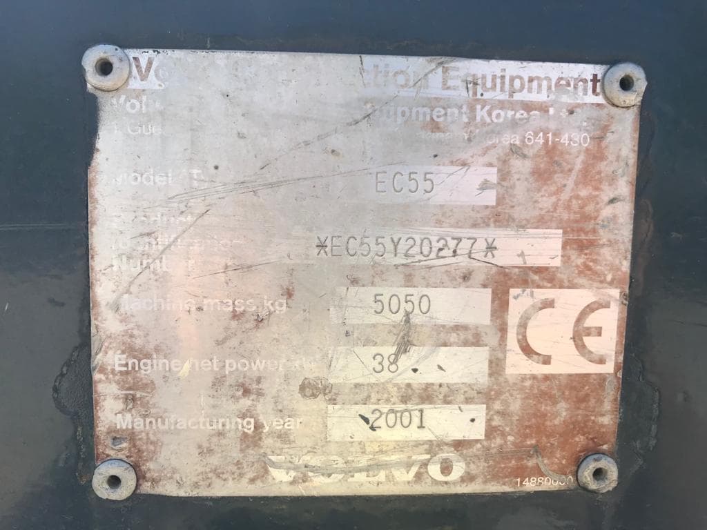 Mini Giratória Volvo EC 55 — imagem 17