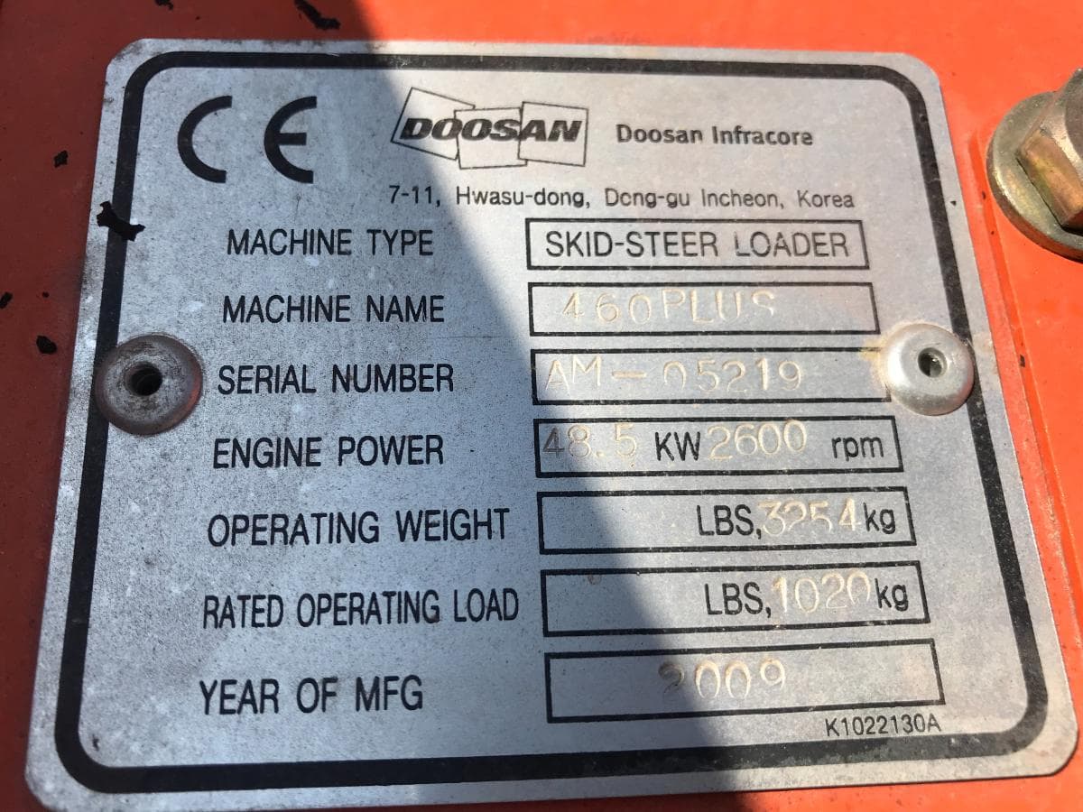 Mini Pá Carregadora Doosan 460 Plus · Ano 2009 — imagen 10