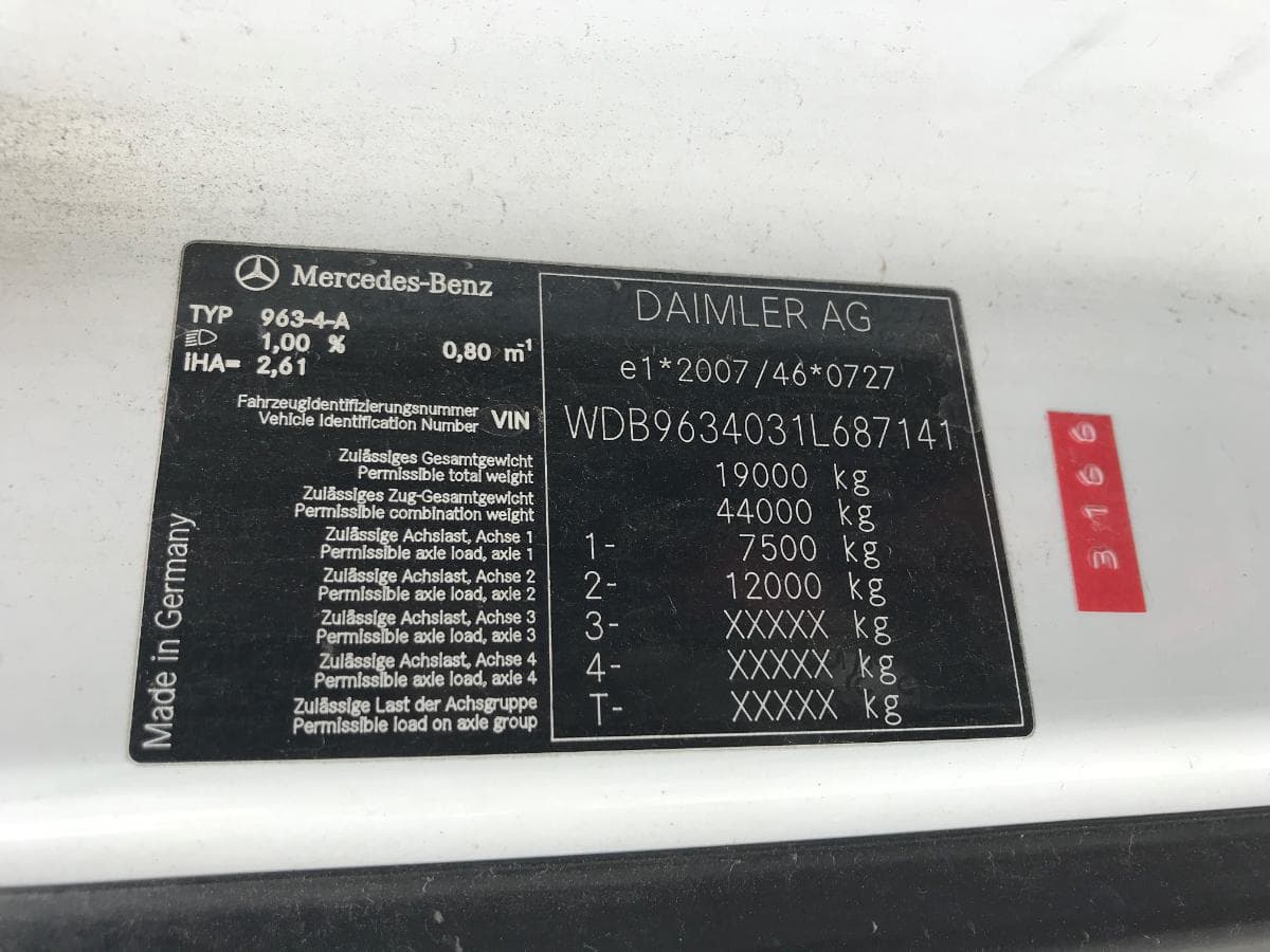 Mercedes-Benz Actros 1845 · Ano 2012 — imagen 10