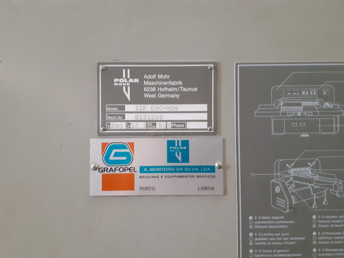 Máquina Polane 115 EMC — imagen 5