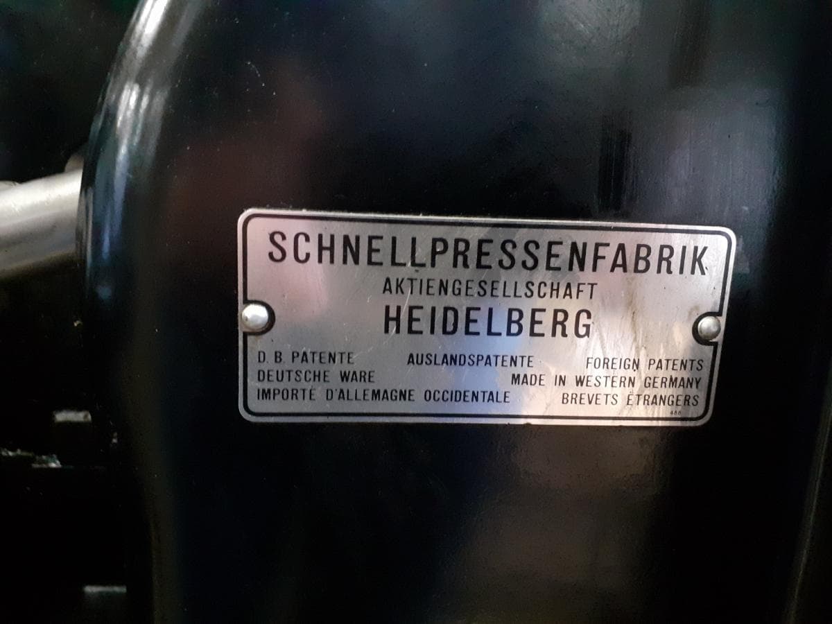 Máquina Heidelberg — imagen 9