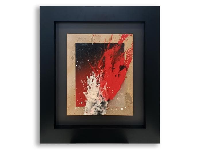 "Negro, rojo, blanco, gris" · Ciria