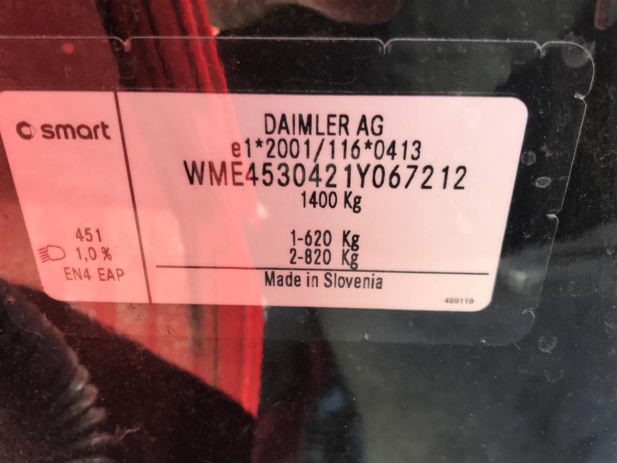 Smart ForFour 1.0 · Ano 2016 — imagen 11