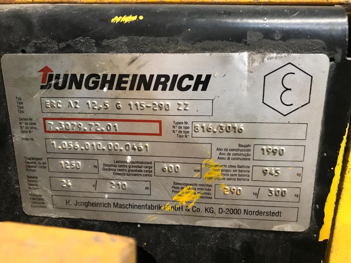 Stacker Jungheinrich · Ano 1990 — imagen 9