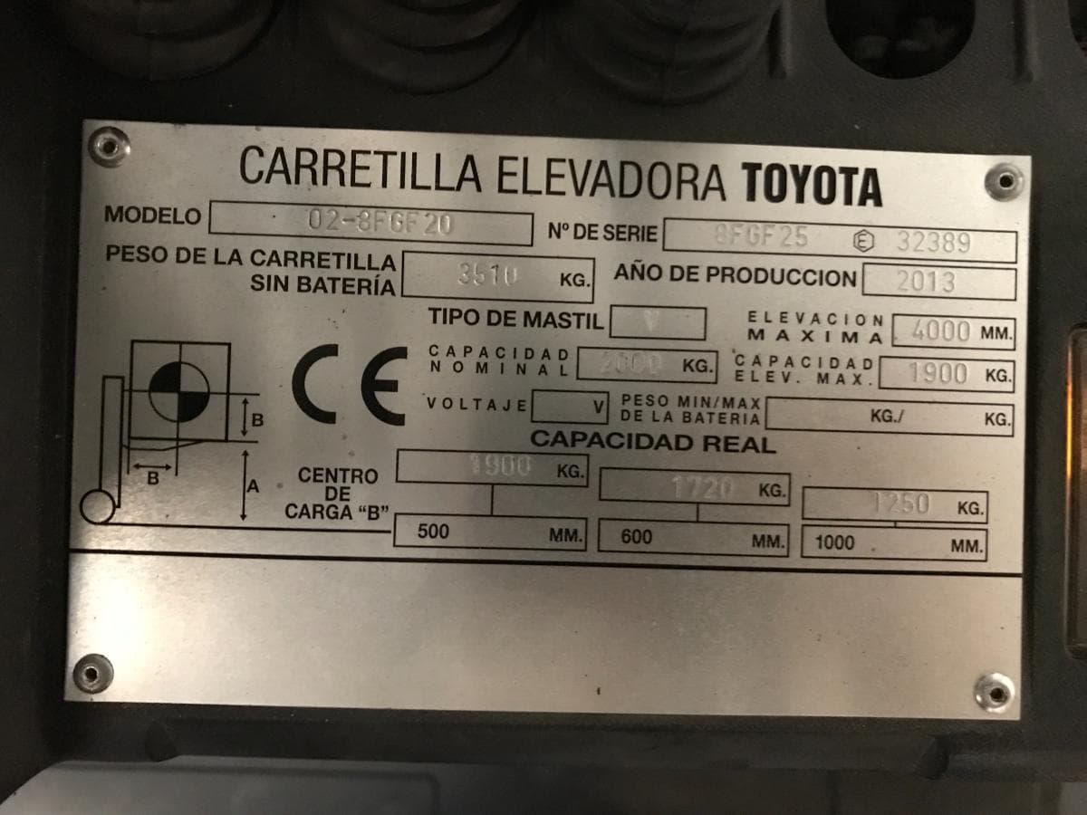 Empilhador Toyota Gás/Gasolina · Ano 2013 — imagem 11