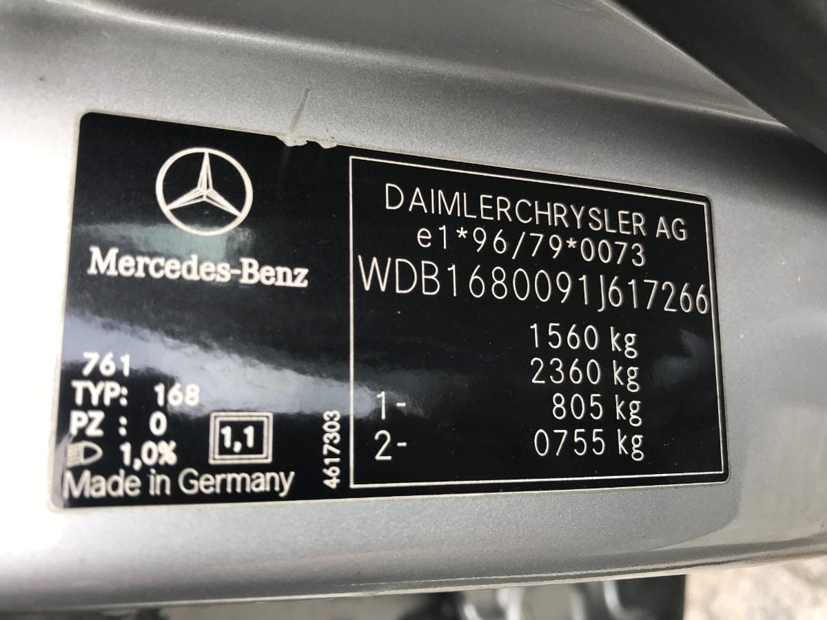 Mercedes-Benz A170 CDI · Ano 2001 — imagem 9