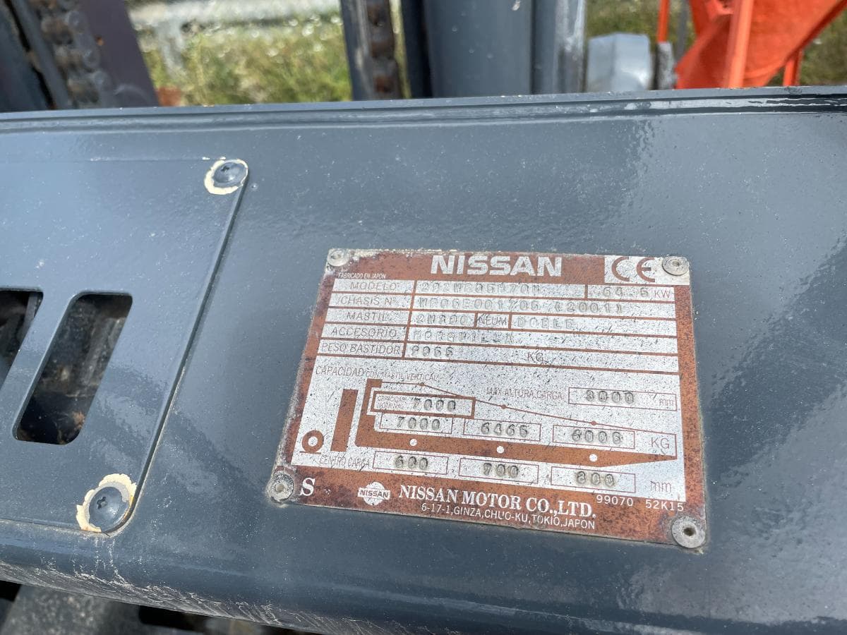 Empilhador Nissan FD 70 — imagen 7