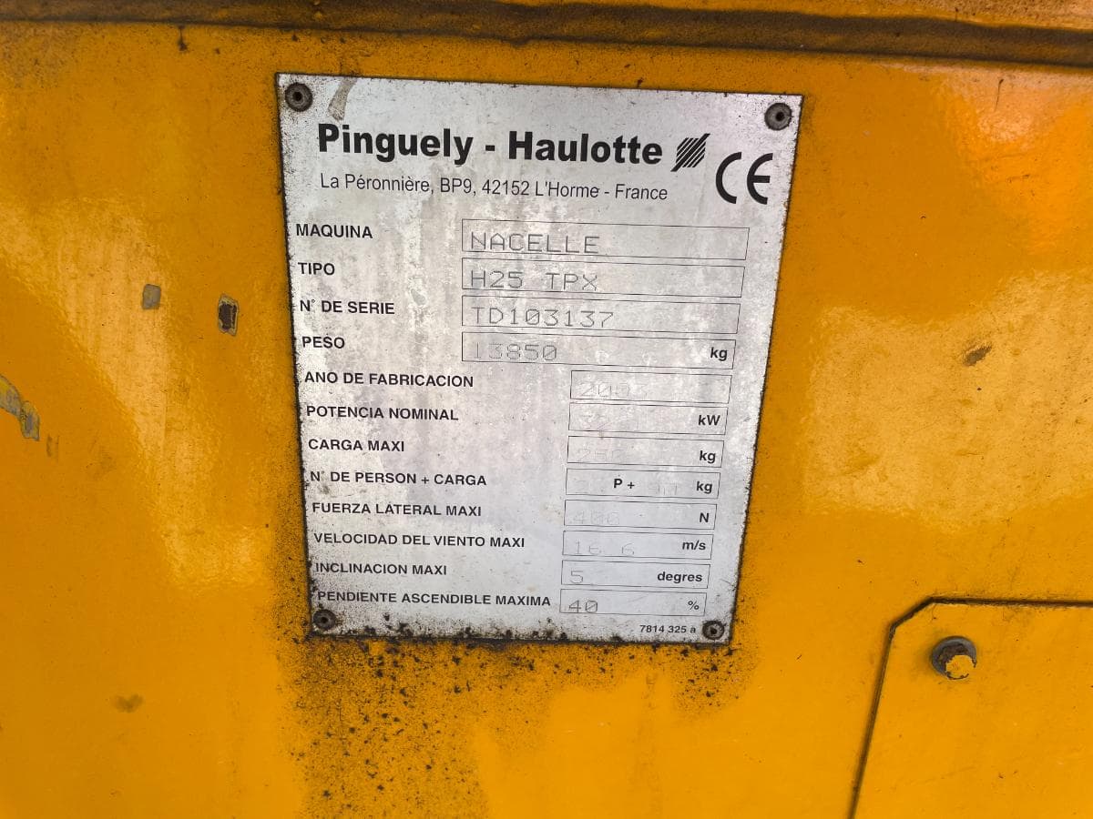 Plataforma Elevatória Haulotte H25 TPX — imagen 6