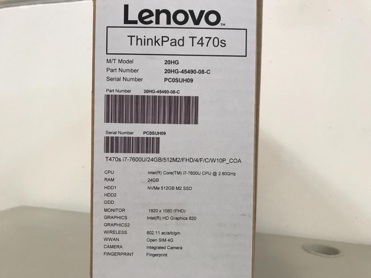 Portátil Lenovo T470s — imagem 8