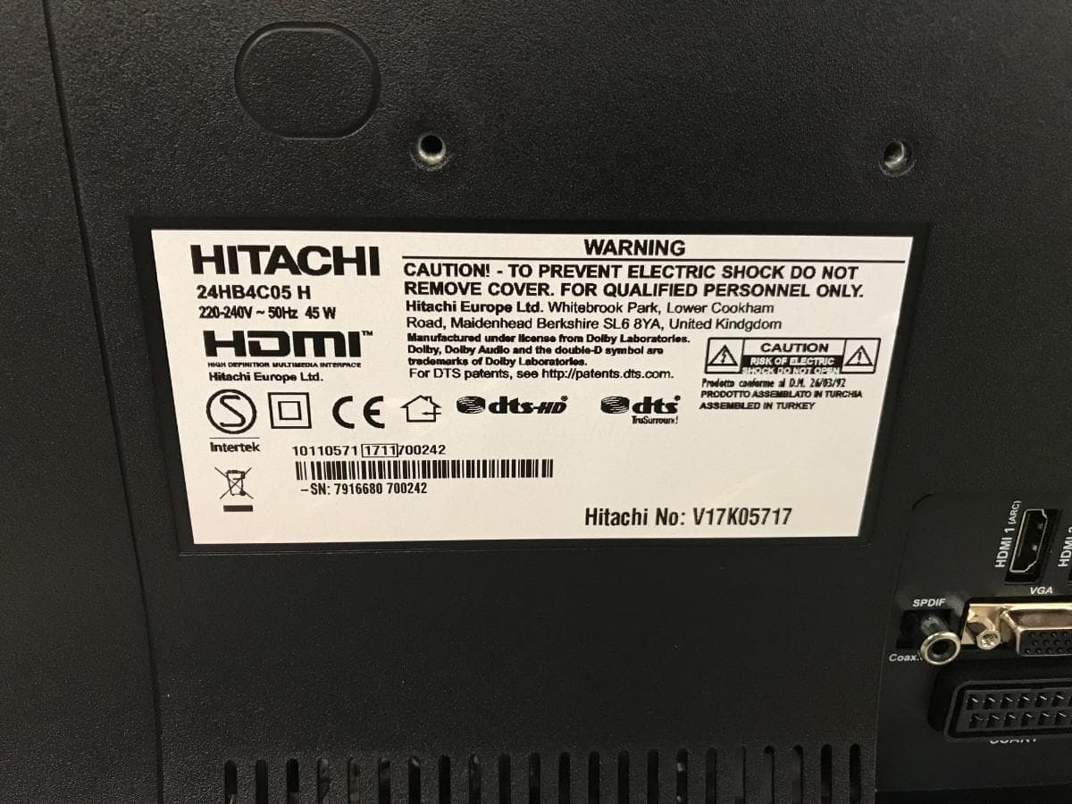 TV LED HITACHI — imagem 7