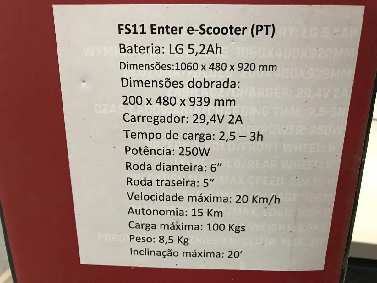 Trotinete elétrica e-Scooter FitGo — imagen 11