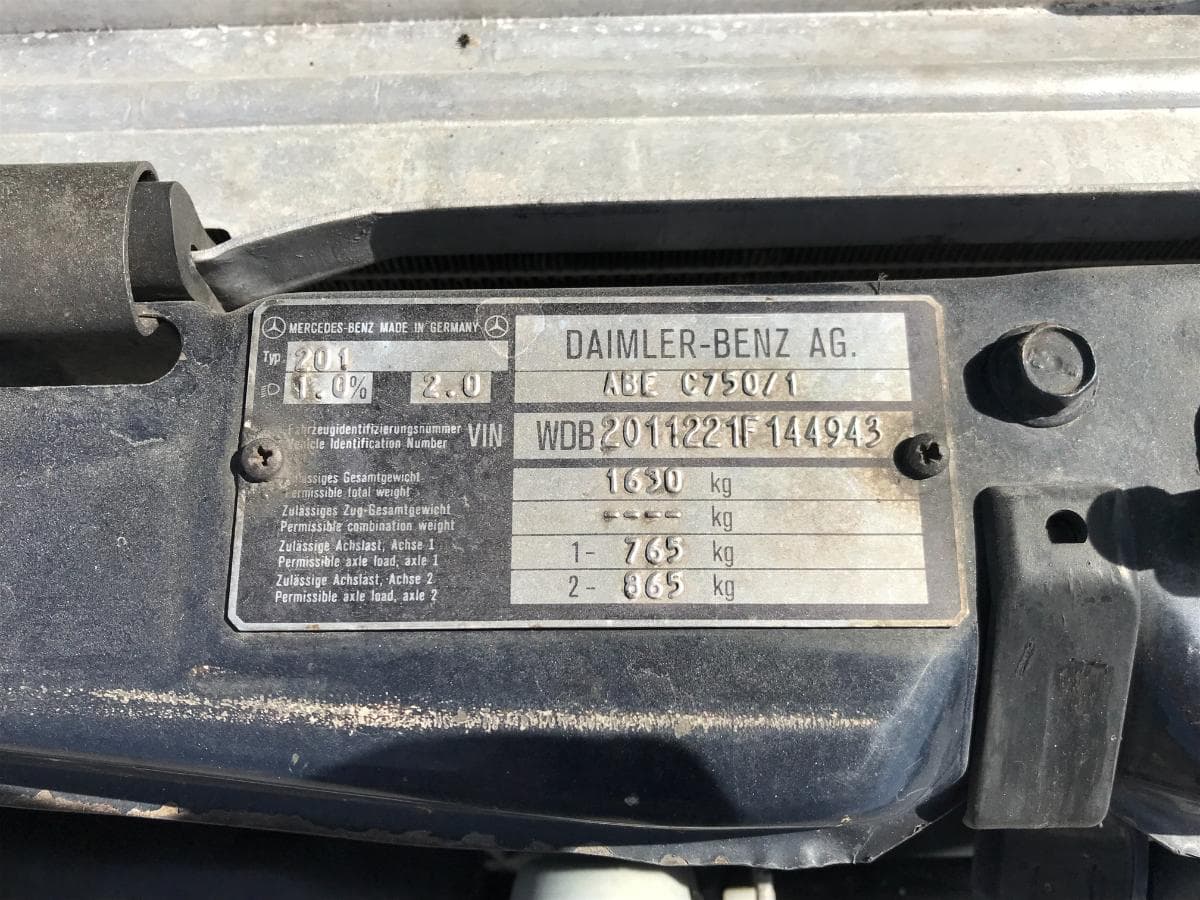Mercedes-Benz 190 D 2.0 · Ano 1985 — imagem 10