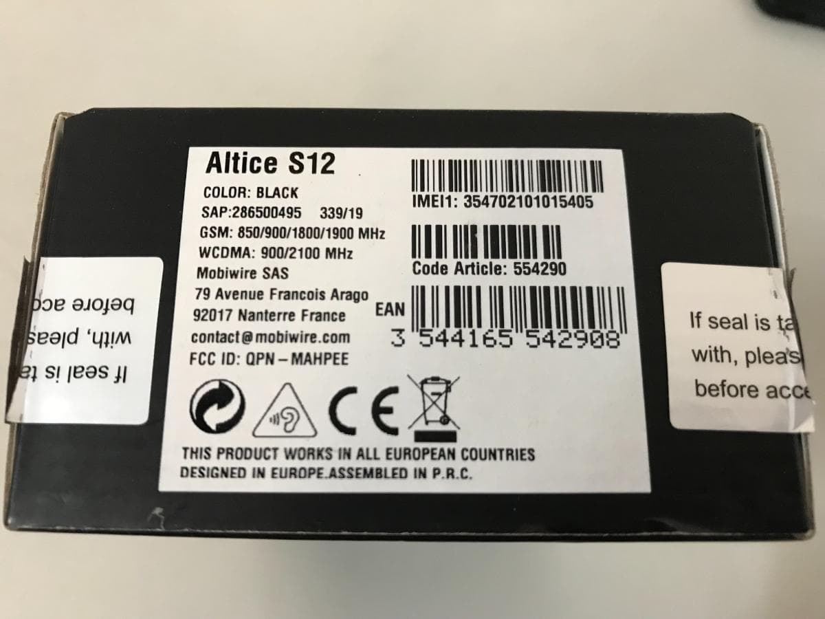 Telemóvel Altice S12 — imagen 6