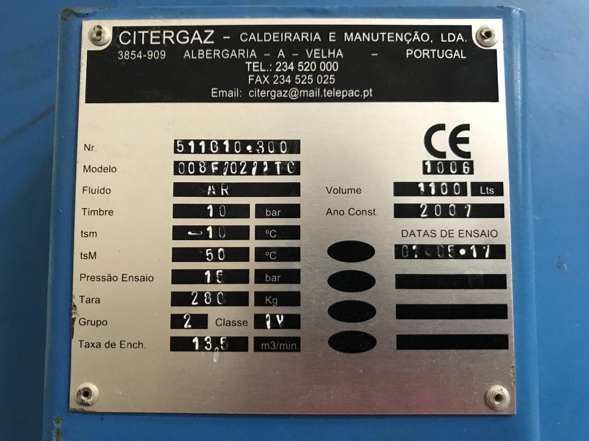 Compressor Compair · Reservatório e Secador — imagen 11