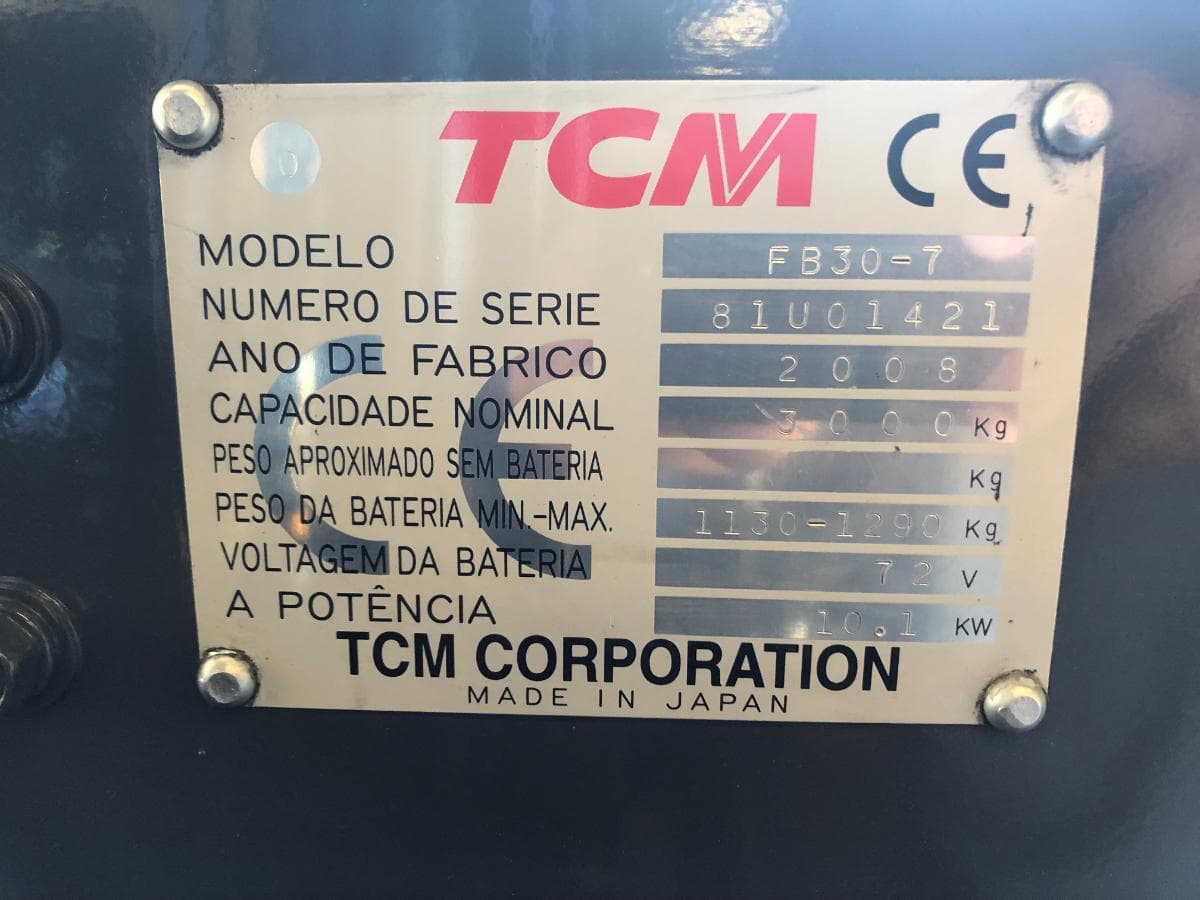 Empilhador TCM FB 30 — imagen 17
