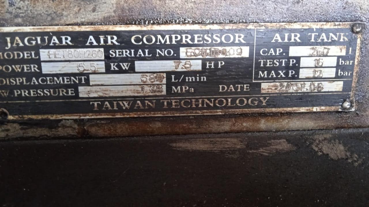 COMPRESSOR JAGUAR - HET80H260  · — imagen 3