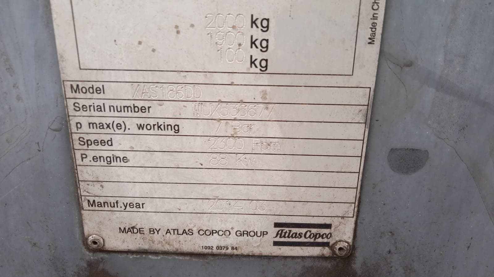 ATLAS COPCO XAS 186 · — image 2