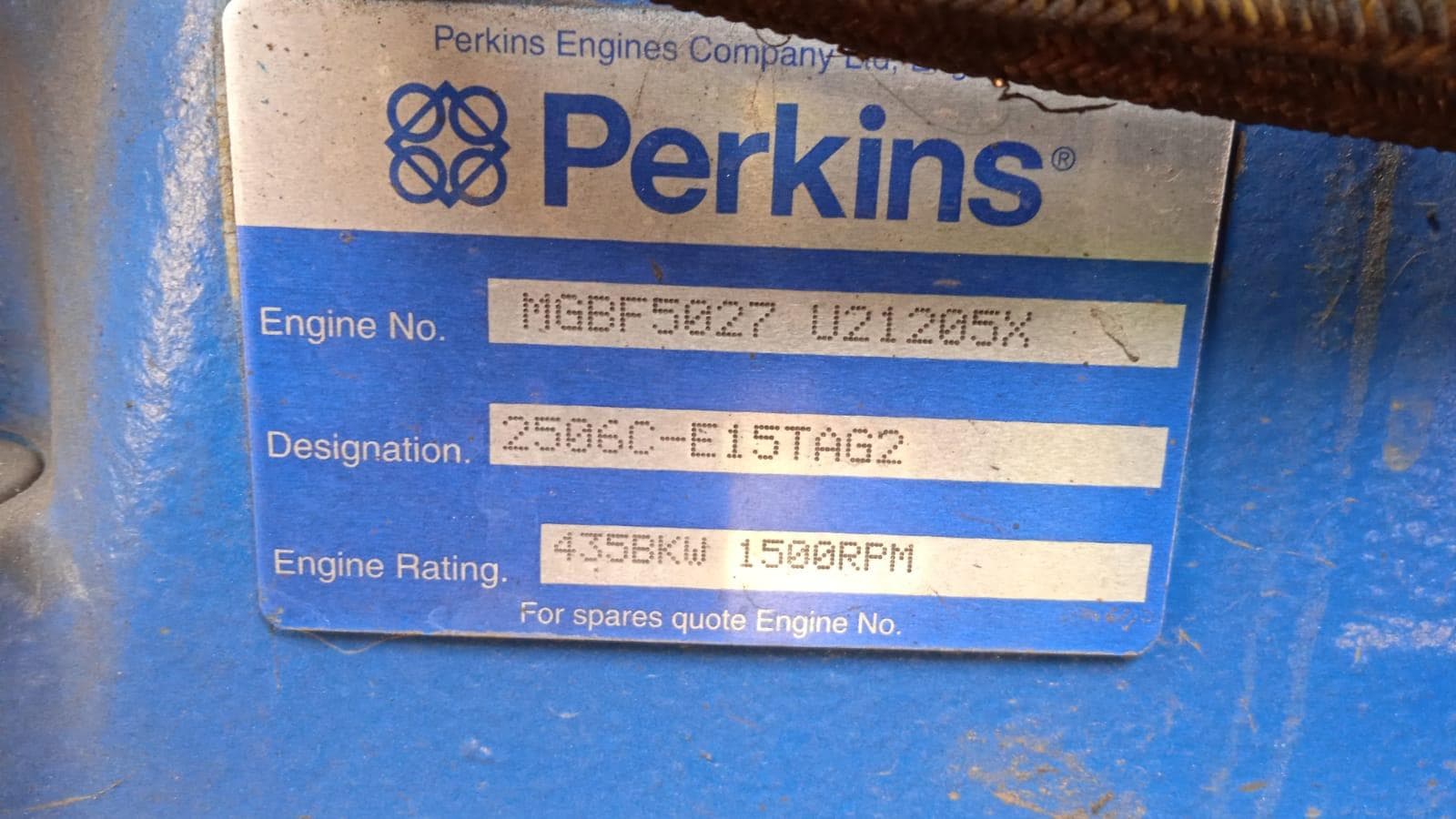 GERADOR PERKINS WPS500S · — imagem 9