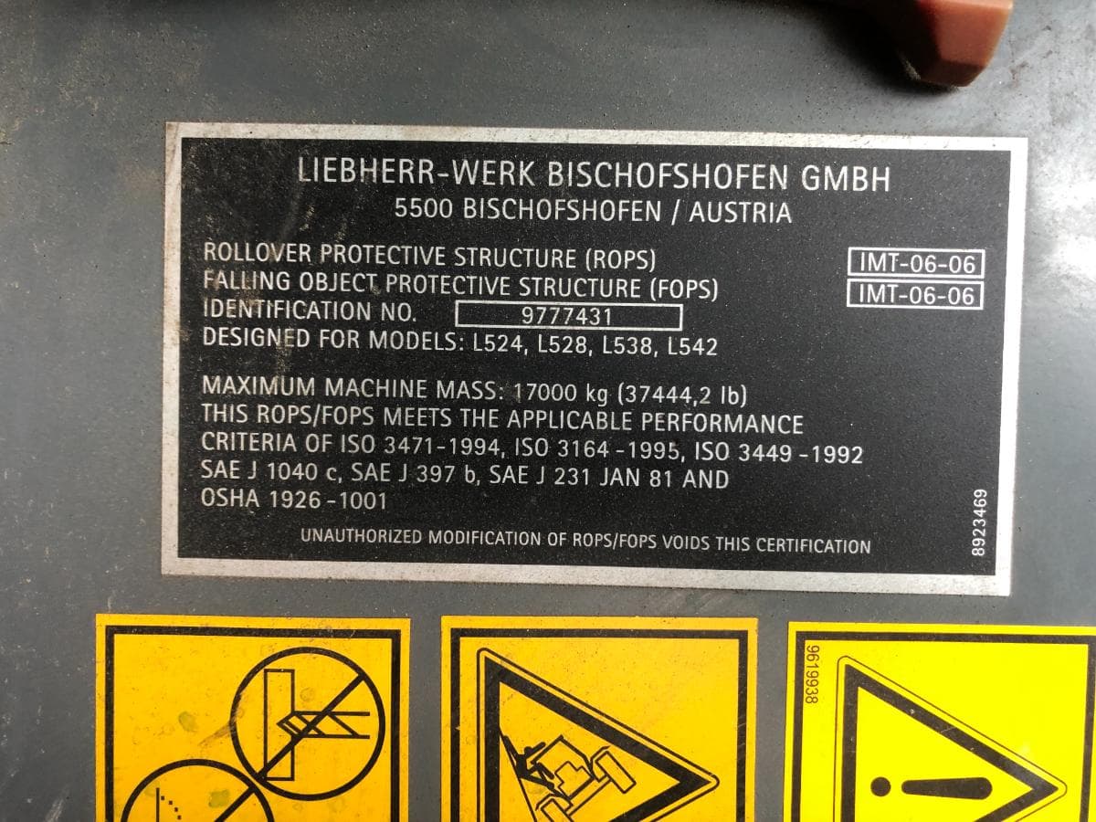 Pá Carregadora Liebherr L538 · Ano 2010 — imagen 26