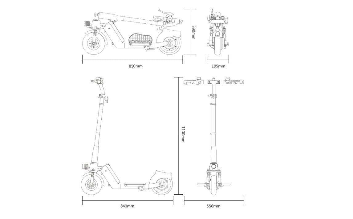 Trotinete elétrica 'Airwheel Z5' — imagem 5