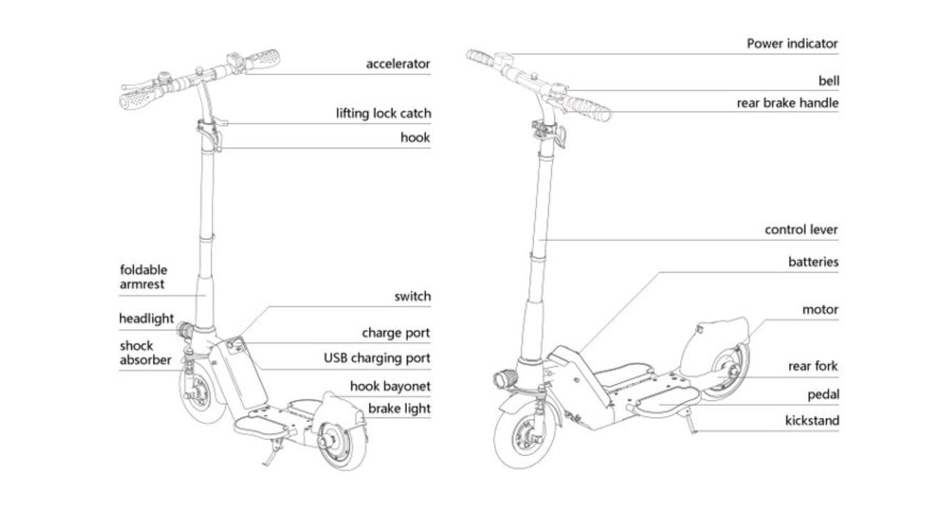 Trotinete elétrica 'Airwheel Z5' — imagen 4