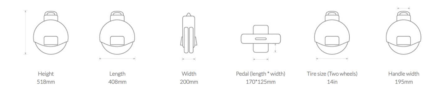 Monociclo elétrico 'Airwheel Q3' — image 3