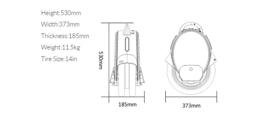 Monociclo elétrico 'Airwheel Q5 Mars Rover' — imagem 5