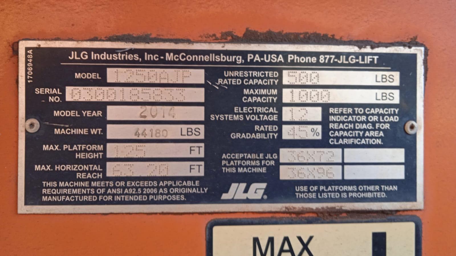 JLG 1250AJP · — imagem 3