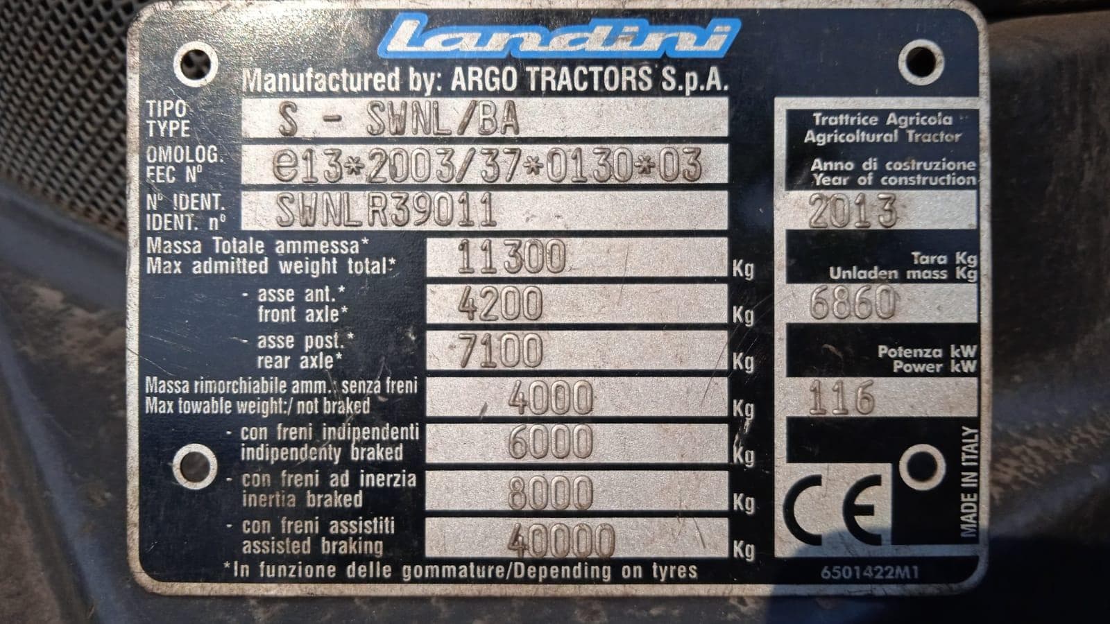 LANDINI 165L · — imagen 11